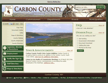 Tablet Screenshot of carbonwy.com